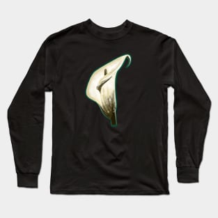 white calla lilies Long Sleeve T-Shirt